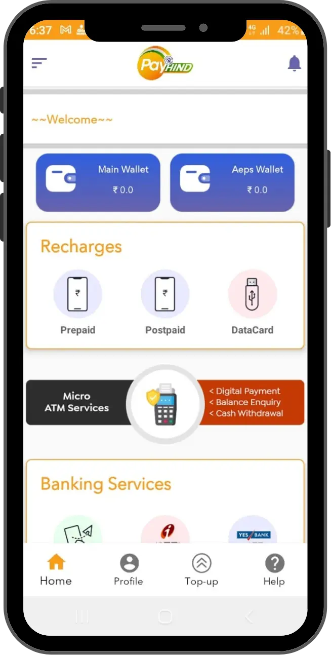 KaamDaar App UI